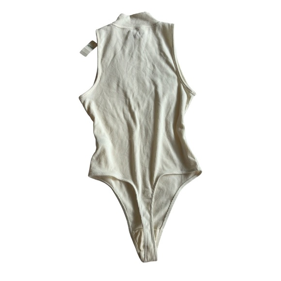 NWT Aerie Sleeveless Mock Neck Bodysuit Muslim - Picture 5 of 6